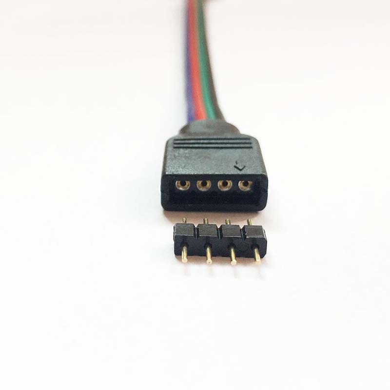 3.93 inch 4-Pin RGB 5-Pin RGBW Extension Wire Connector Electric Cable Cord For 5050 RGB/RGBW LED Strip Lights 3.93 inch 4-Pin RGB 5-Pin RGBW Extension Wire Connector Electric Cable Cord For 5050 RGB/RGBW LED Strip Lights